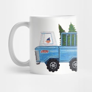 Christmas Tree Truck Mug